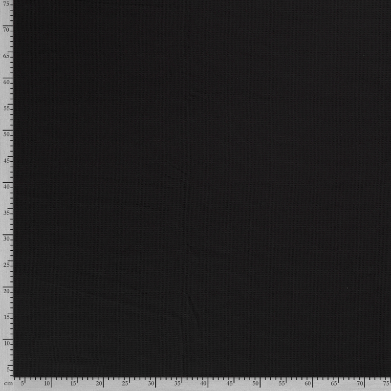 WAFFLE PLAIN DYED BLACK