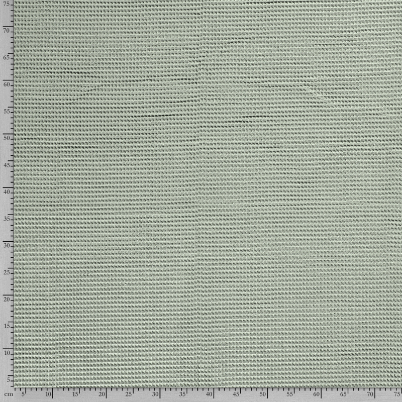 WAFFLE PLAIN DYED DARK MINT