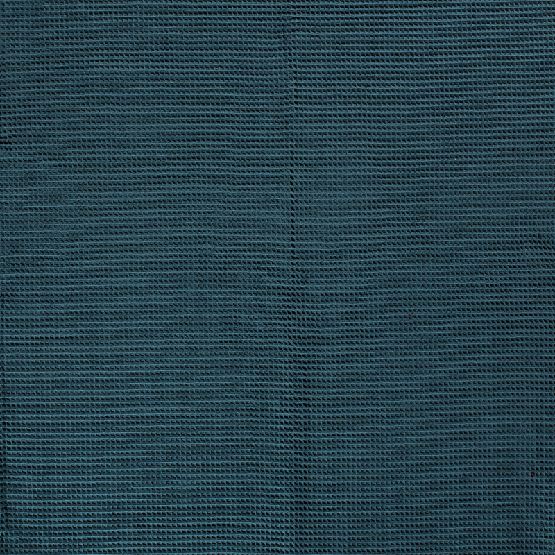 WAFFLE PLAIN DYED PETROL