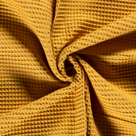 WAFFLE PLAIN DYED OKER