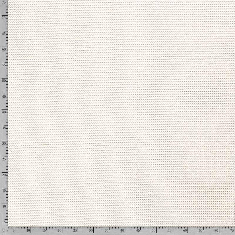 WAFFLE PLAIN DYED OFF WHITE