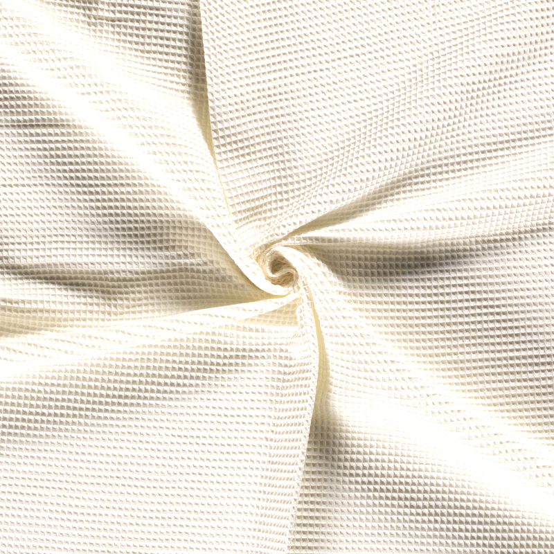 WAFFLE PLAIN DYED OFF WHITE