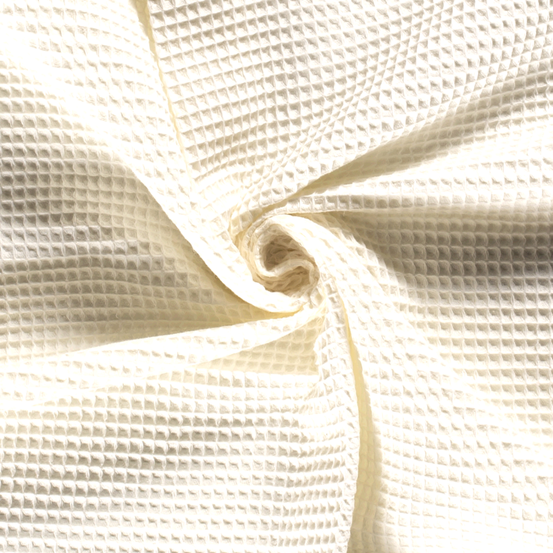 WAFFLE PLAIN DYED OFF WHITE