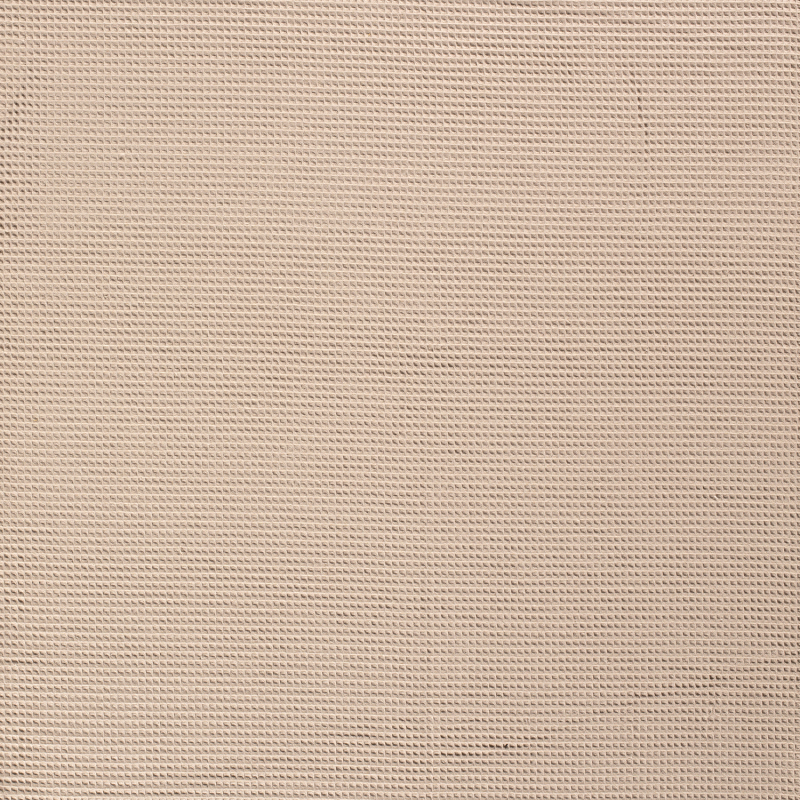 WAFFLE PLAIN DYED BEIGE