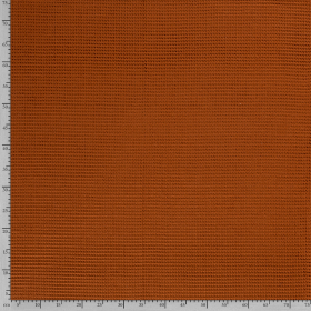 WAFFLE PLAIN DYED BRIQUE