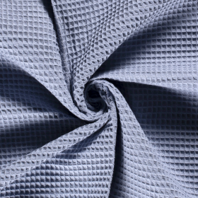 WAFFLE PLAIN DYED BABY BLUE DARK