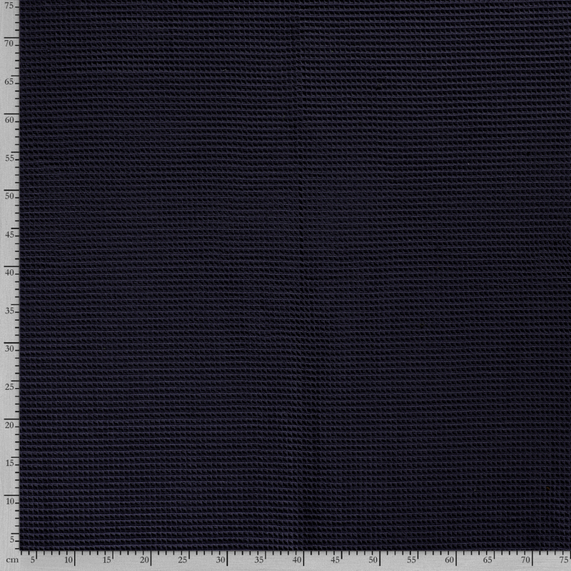 WAFFLE PLAIN DYED NAVY