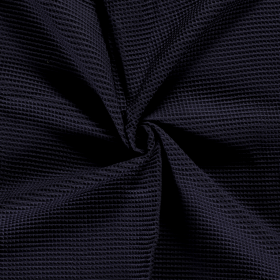 WAFFLE PLAIN DYED NAVY