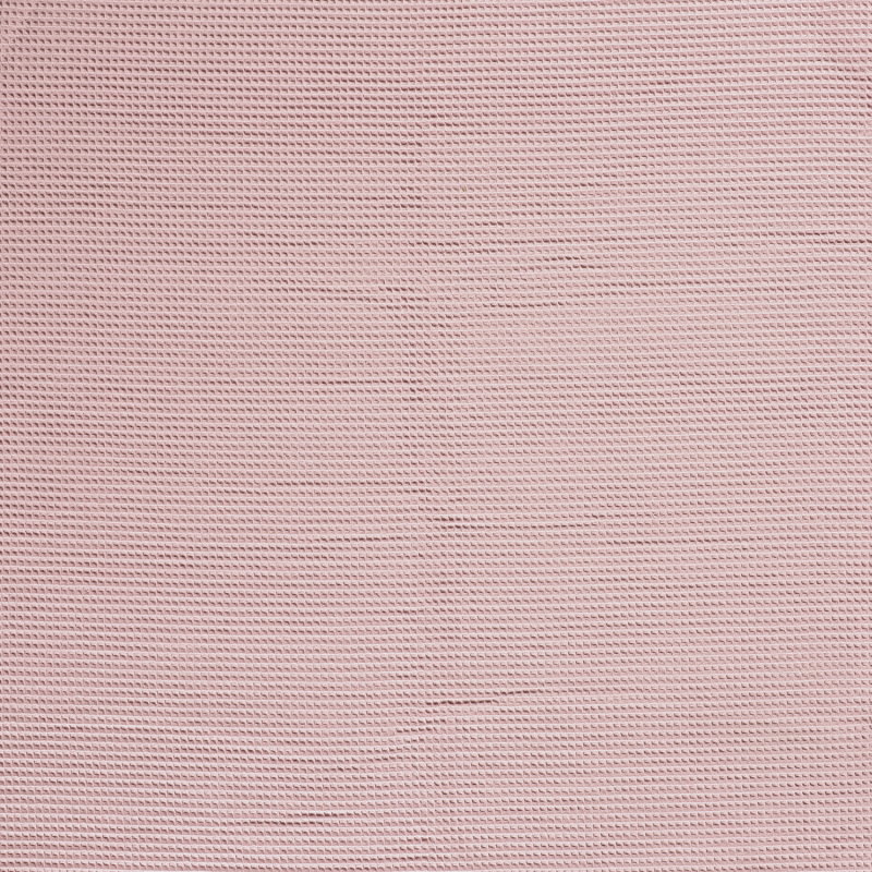 WAFFLE PLAIN DYED LIGHT PINK