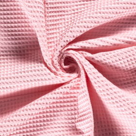 WAFFLE PLAIN DYEDPINK