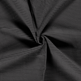 WAFFLE PLAIN DYED DARK GREY