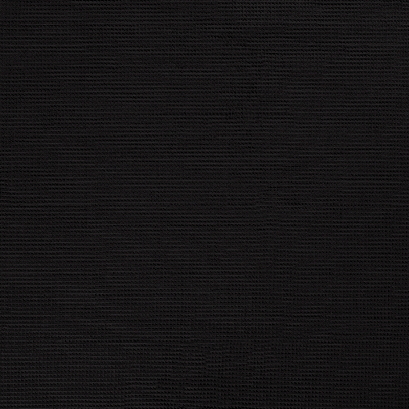 WAFFLE PLAIN DYED BLACK