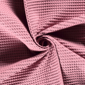 WAFFLE PLAIN DYED OLD PINK