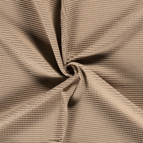 WAFFLE PLAIN DYED BEIGE