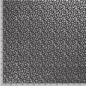 JERSEY BAWEŁNIANY FOLIA GEPARD DARK GREY