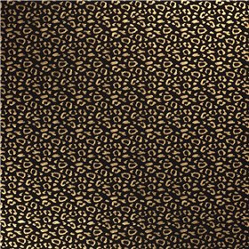 JERSEY BAWEŁNIANY FOLIA GEPARD BLACK