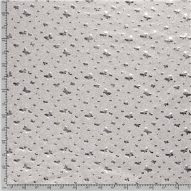 JERSEY BAWEŁNIANY FOLIA MOTYL  LIGHT GREY