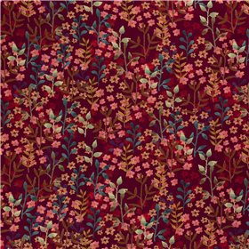 JERSEY BAWEŁNIANY CYFRA LAS BORDEAUX BORDEAUX