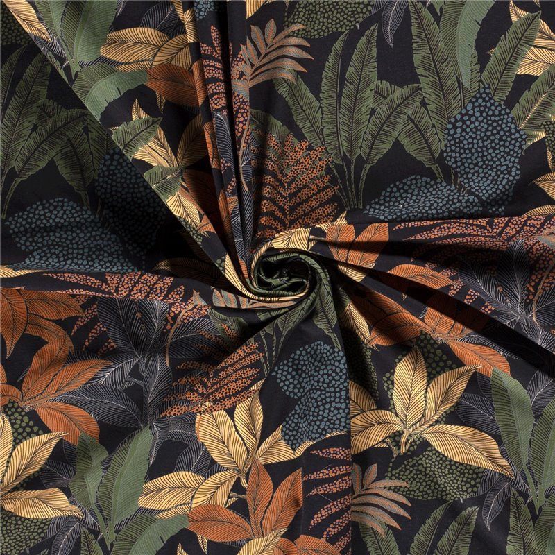 JERSEY BAWEŁNIANY CYFRA SAFARI BLACK BLACK