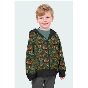 SOFTSHELL CYFROWY DINO BLACK BLACK