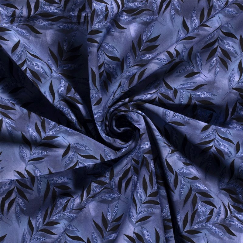 SOFTSHELL CYFROWY KWIATY INDIGO INDIGO