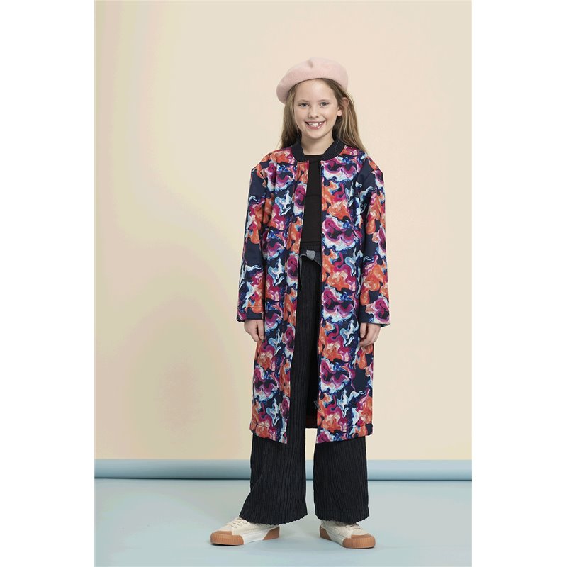 SOFTSHELL CYFROWY ABSTRAKCJA NAVY NAVY
