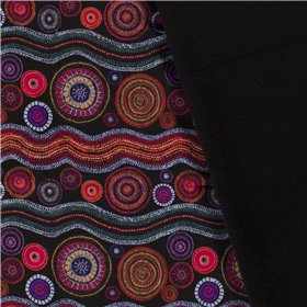 SOFTSHELL CYFROWY MANDALA BLACK BLACK
