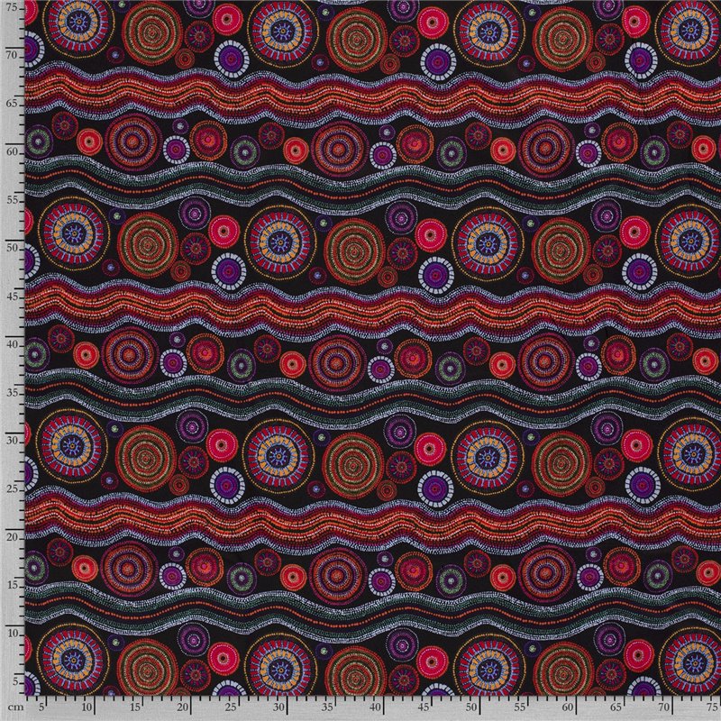 SOFTSHELL CYFROWY MANDALA BLACK BLACK