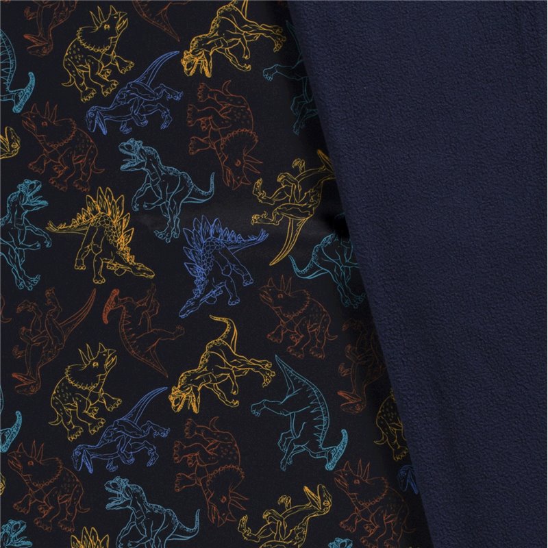 SOFTSHELL CYFROWY  DINO NAVY NAVY