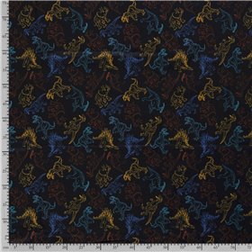 SOFTSHELL CYFROWY  DINO NAVY NAVY