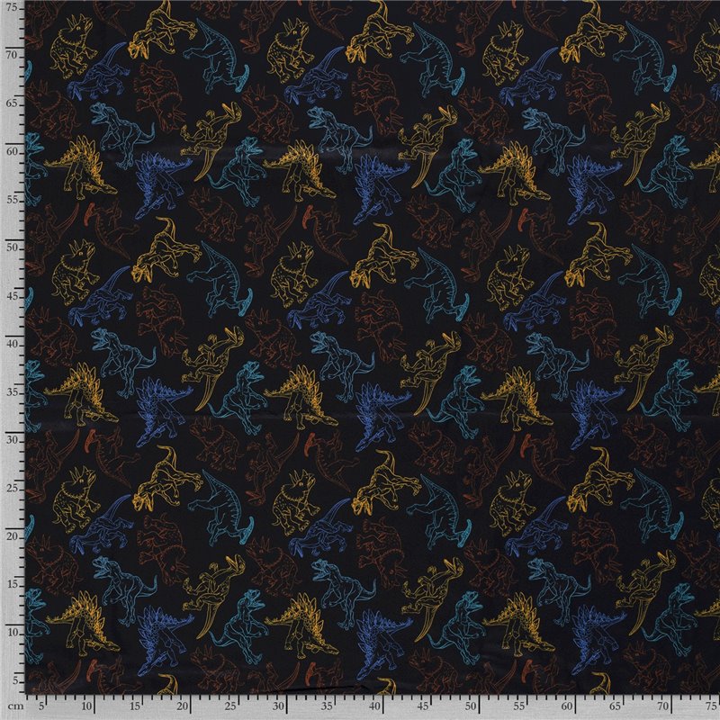SOFTSHELL CYFROWY  DINO NAVY NAVY