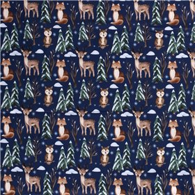 SOFTSHELL CYFROWY  ZWIERZĘTA INDIGO INDIGO