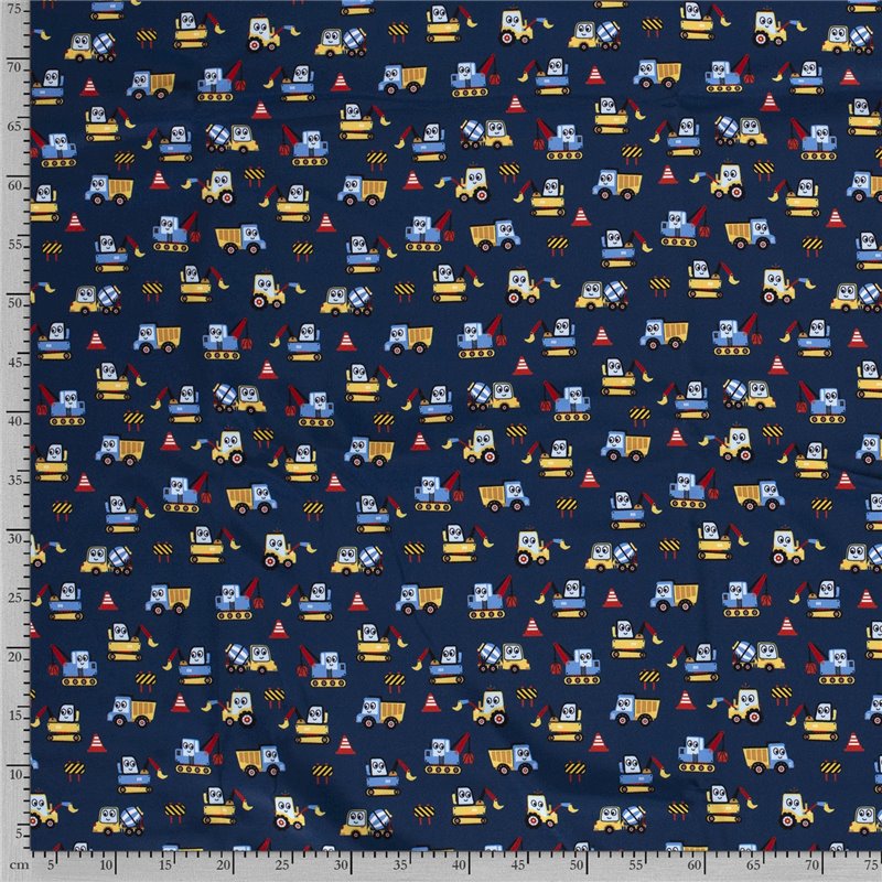 SOFTSHELL CYFROWY  TRAKTORY INDIGO INDIGO