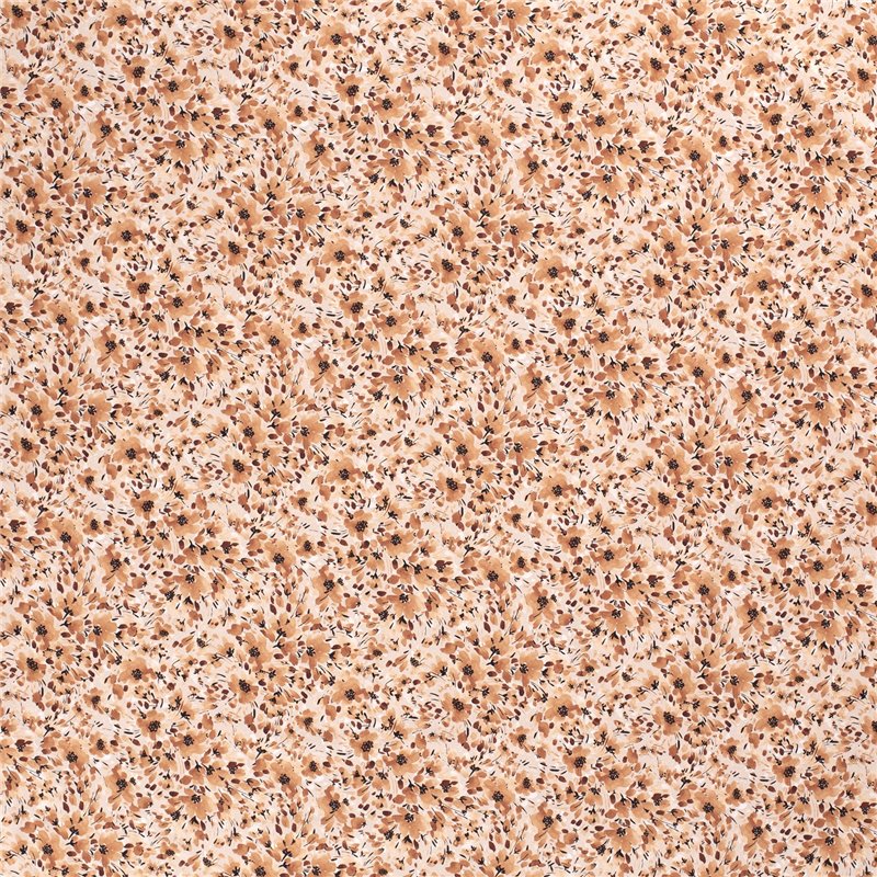 JERSEY BAWEŁNIANY CYFRA FLORA BEIGE