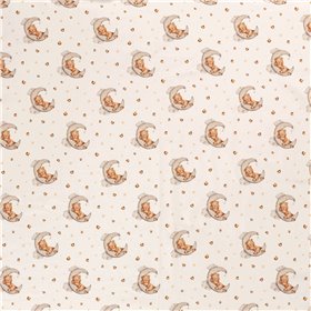 JERSEY BAWEŁNIANY CYFRA LEOPARD OFF WHITE
