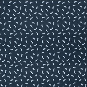 JERSEY BAWEŁNIANY CYFRA PIÓRA NAVY