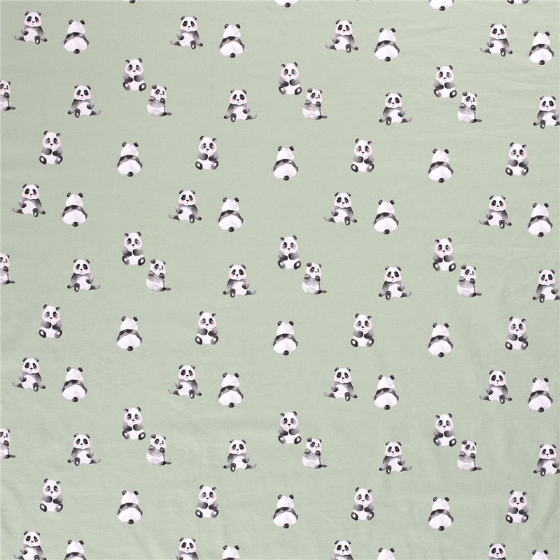 JERSEY BAWEŁNIANY CYFRA PANDA DARK MINT