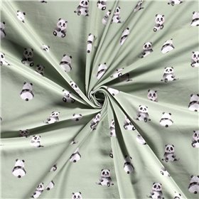 JERSEY BAWEŁNIANY CYFRA PANDA DARK MINT