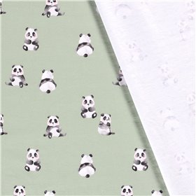 JERSEY BAWEŁNIANY CYFRA PANDA DARK MINT