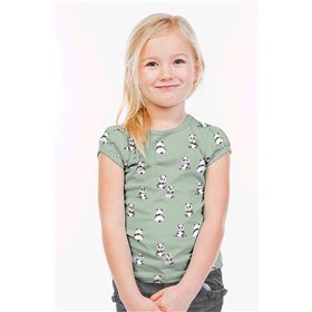 JERSEY BAWEŁNIANY CYFRA PANDA DARK MINT