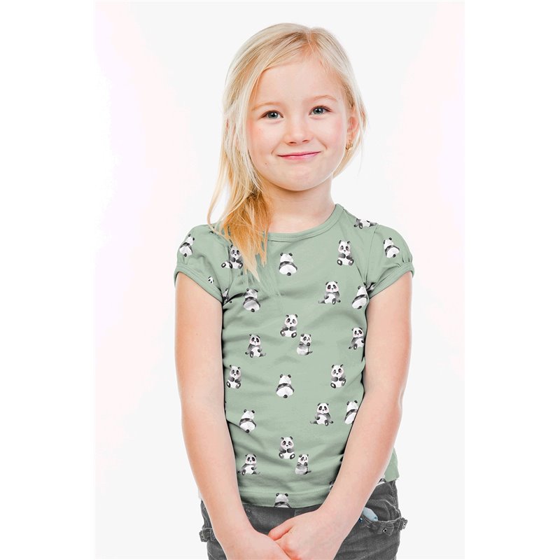 JERSEY BAWEŁNIANY CYFRA PANDA DARK MINT