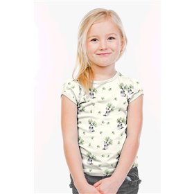 JERSEY BAWEŁNIANY CYFRA PANDA BAMBUS OFF WHITE