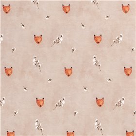 JERSEY BAWEŁNIANY CYFRA LIS BEIGE