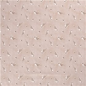 JERSEY BAWEŁNIANY CYFRA BAWEŁNA BEIGE