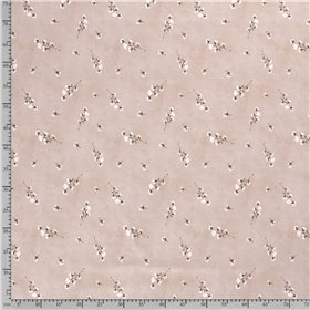 JERSEY BAWEŁNIANY CYFRA BAWEŁNA BEIGE