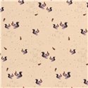 JERSEY BAWEŁNIANY CYFRA WIEWIÓRKA BEIGE